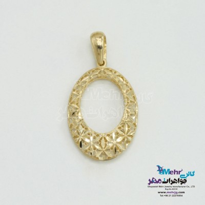 آویز طلا - طرح تراش