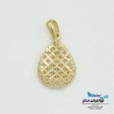 آویز طلا - طرح تراش