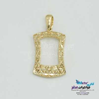 آویز طلا - طرح تراش