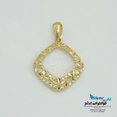 آویز طلا - طرح تراش