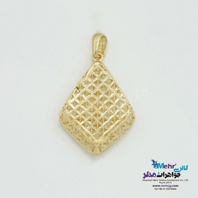 آویز طلا - طرح تراش