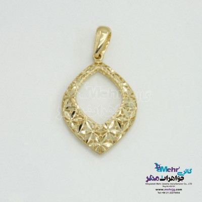 آویز طلا - طرح تراش