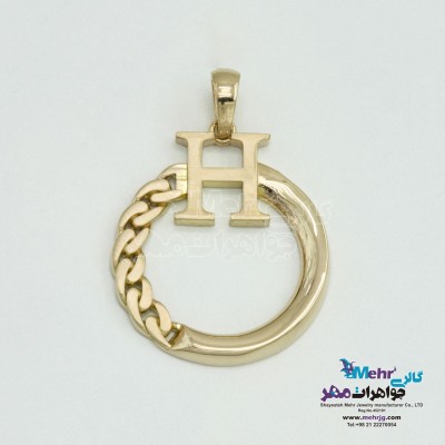 آویز طلا - طرح هرمس