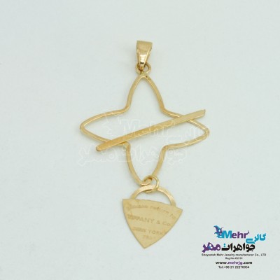 آویز طلا - طرح تیفانی