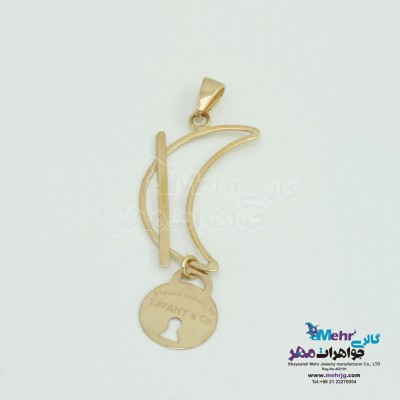 آویز طلا - طرح تیفانی