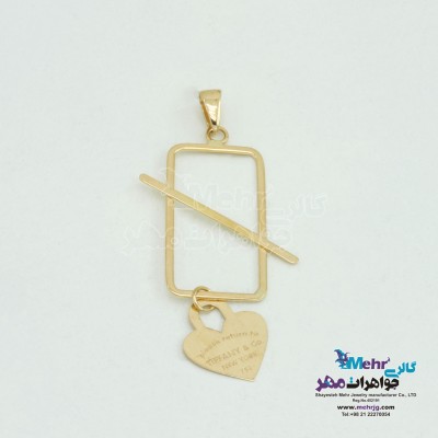 آویز طلا - طرح تیفانی