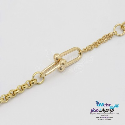 دستبند طلا - طرح تیفانی