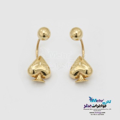گوشواره طلا - طرح پیک