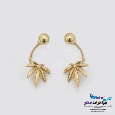 گوشواره طلا - طرح طاووس