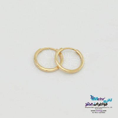 گوشواره طلا - طرح حلقه ای