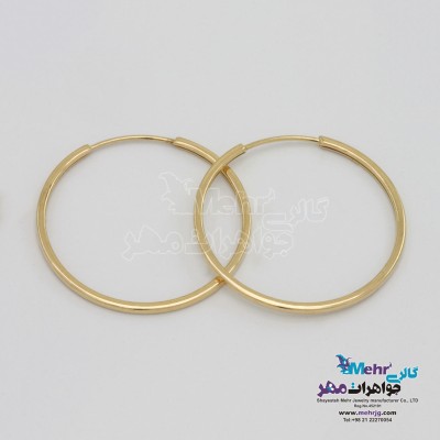 گوشواره طلا - طرح حلقه ای