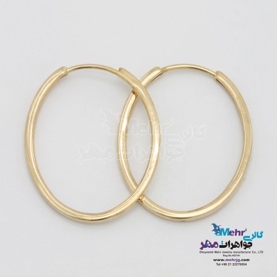 گوشواره طلا - طرح حلقه ای