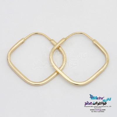 گوشواره طلا - طرح حلقه ای
