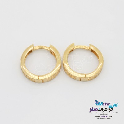 گوشواره طلا - طرح ورساچه