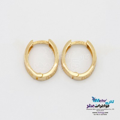 گوشواره طلا - طرح ورساچه