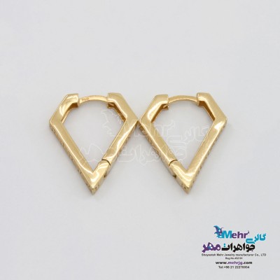 گوشواره طلا - طرح ورساچه