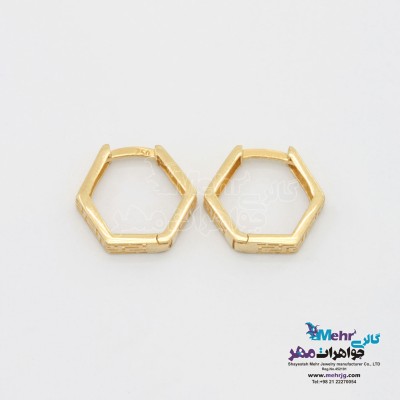 گوشواره طلا - طرح ورساچه