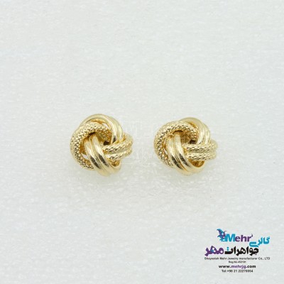 گوشواره طلا - طرح پیچی