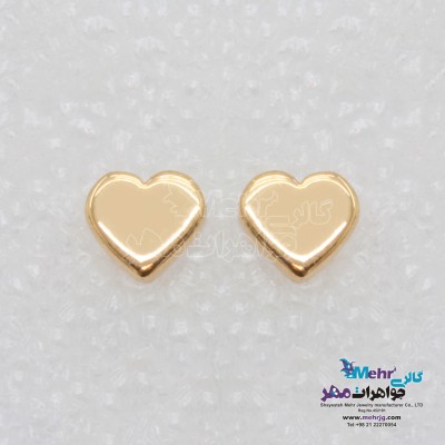 گوشواره طلا - طرح قلب