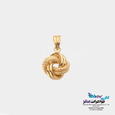 آویز طلا - طرح پیچی