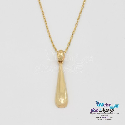 گردنبند طلا - طرح اشک