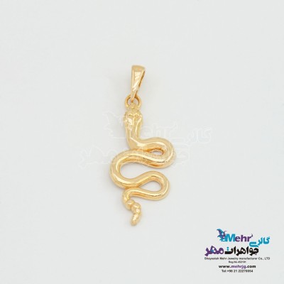 آویز طلا - طرح مار