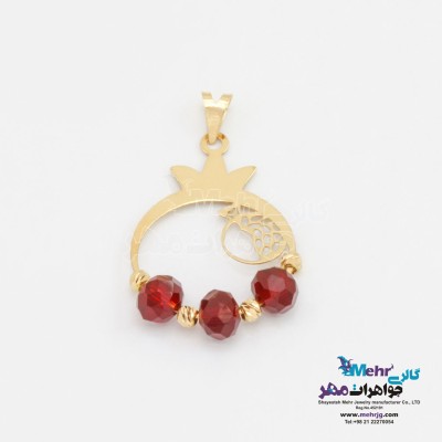 آویز طلا - طرح انار