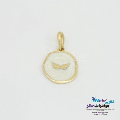 آویز طلا - طرح سیبیل