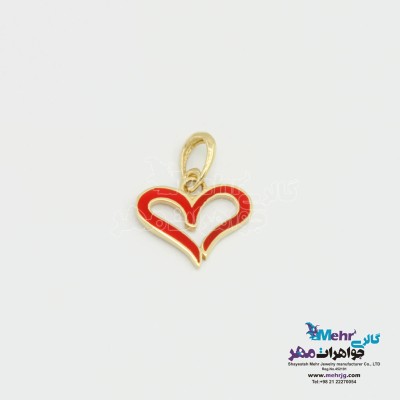 آویز طلا - طرح قلب