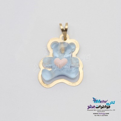 آویز طلا - طرح خرس