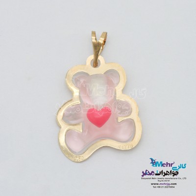 آویز طلا - طرح خرس