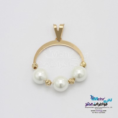 آویز طلا - طرح دایره