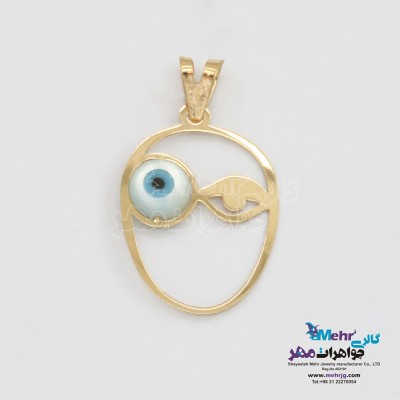 آویز طلا - طرح رخ