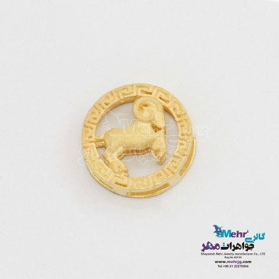 آویز طلا - طرح ماه تولد فروردین
