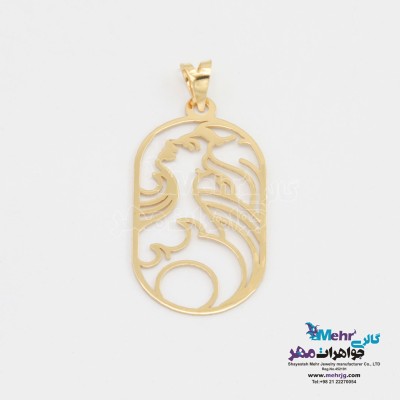 آویز طلا - طرح بانو