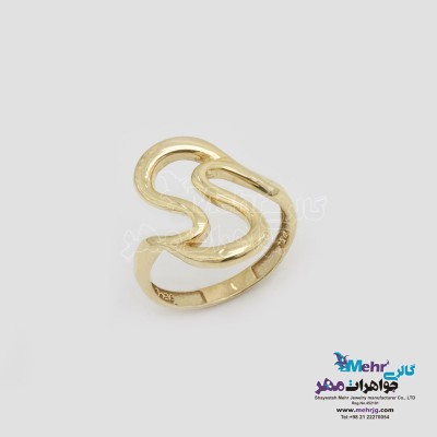 انگشتر طلا - طرح هندسی