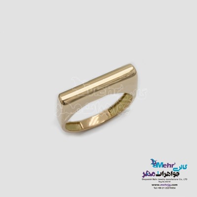 انگشتر طلا - طرح هندسی