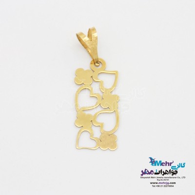آویز طلا - طرح قلب