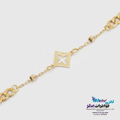 دستبند طلا - طرح لویی ویتون