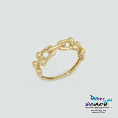 انگشتر طلا - طرح تیفانی