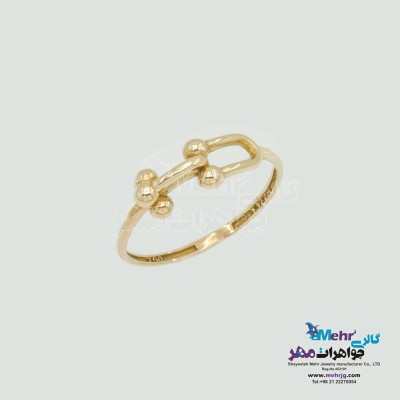 انگشتر طلا - طرح تیفانی