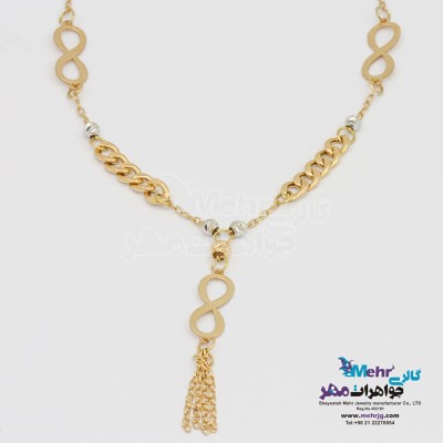 گردنبند طلا - طرح بی نهایت