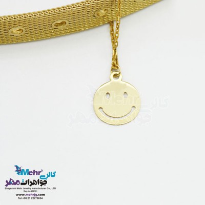 نمای دوم آویز ساعت طلا - طرح استیکر