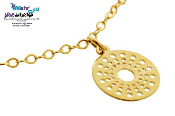 نمای دوم پابند طلا - طرح کلاه و سبیل