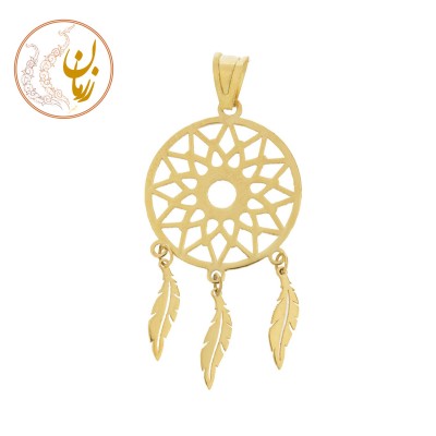 نمای دوم آویز طلا - طرح دریم کچر