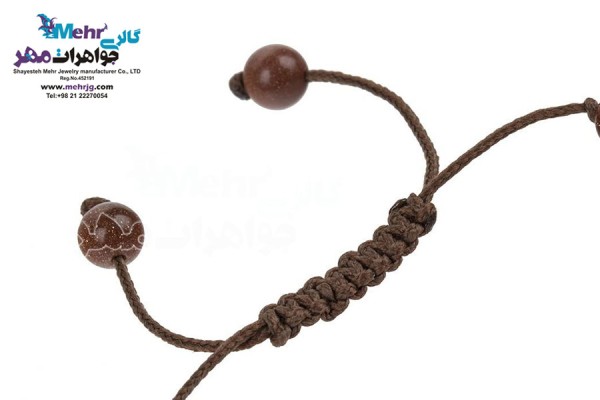 نمای دوم دستبند طلا و سنگ - طرح رقص سماع