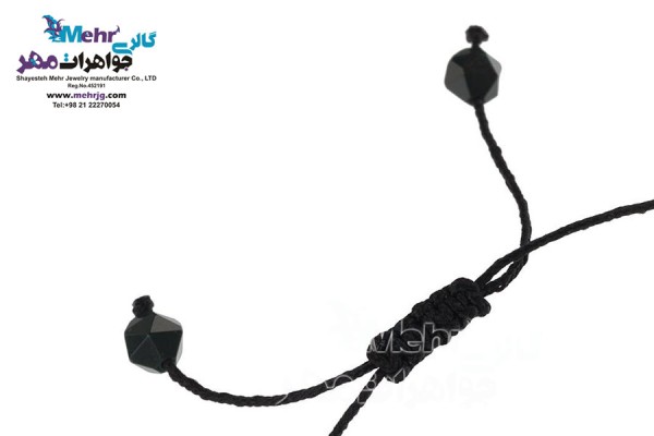 نمای دوم دستبند طلا و سنگ - طرح خرگوش