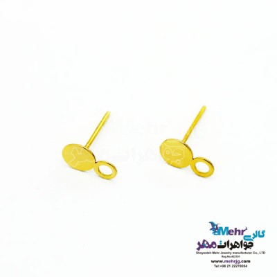 نمای دوم گوشواره طلا - طرح برمس