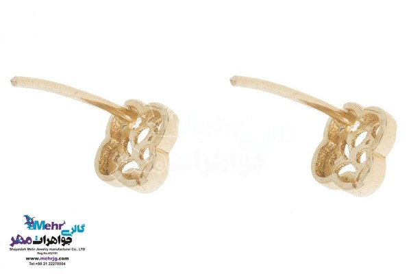 نمای دوم گوشواره طلا - طرح ونکلیف