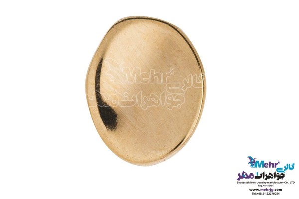 نمای دوم نیم ست طلا - آویز و گوشواره - طرح هندسی